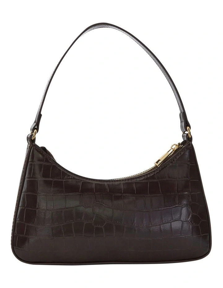 Nicole Shoulder Bag in Chocolate Coc image 3