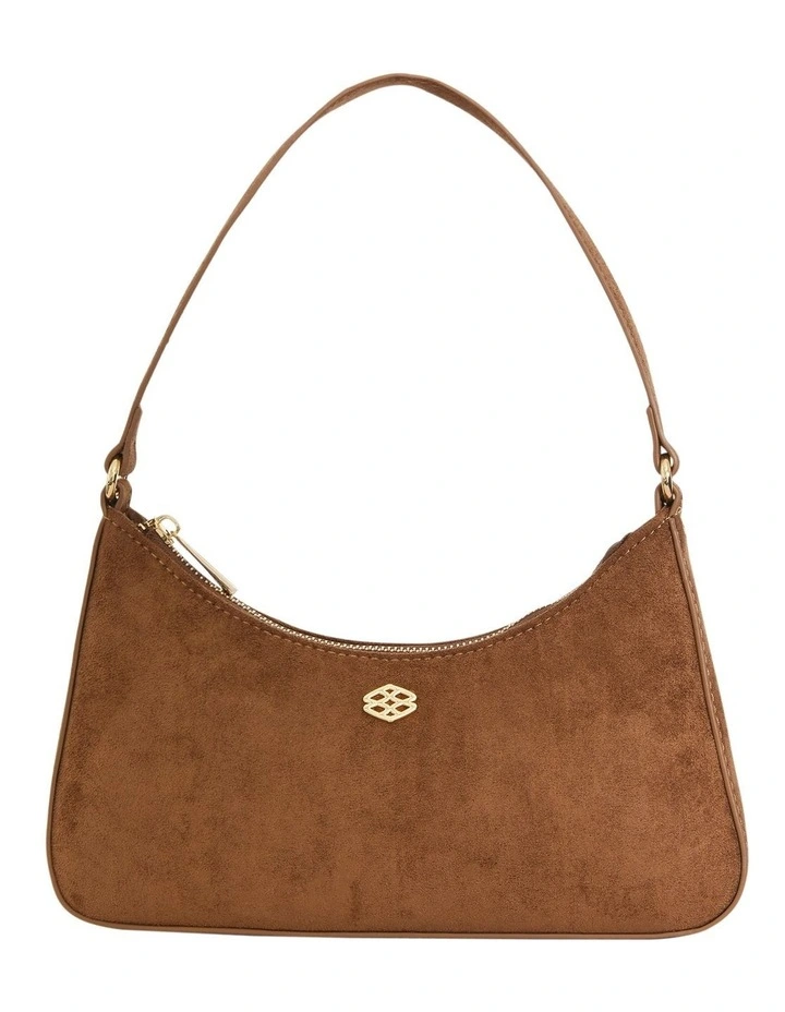 Nicole Shoulder Bag in Tan Micro image 1