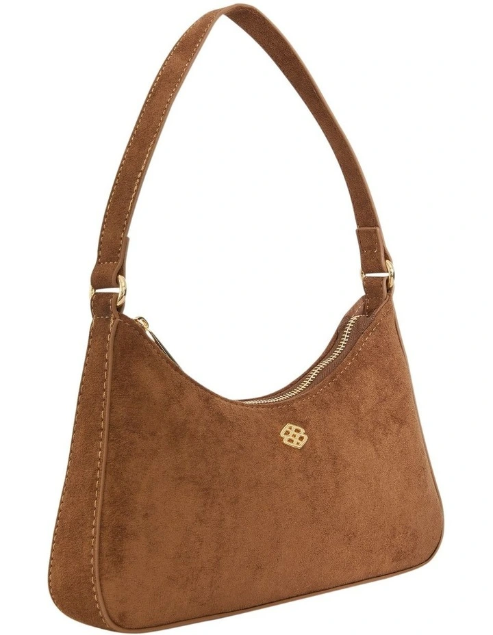 Nicole Shoulder Bag in Tan Micro image 2