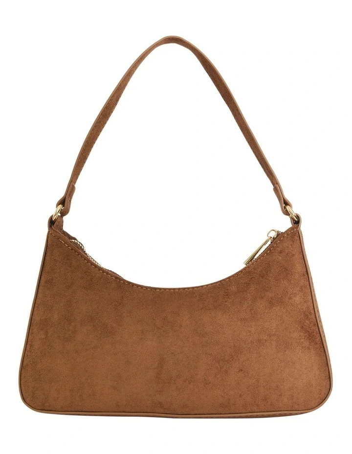 Nicole Shoulder Bag in Tan Micro image 3