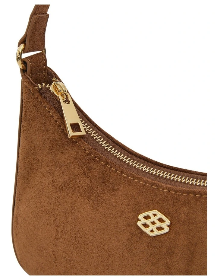 Nicole Shoulder Bag in Tan Micro image 4