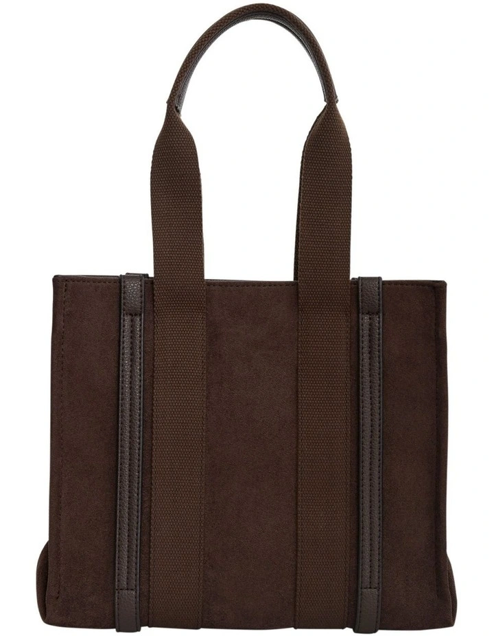 Sadie Tote Bag in Chocolate Micro image 2