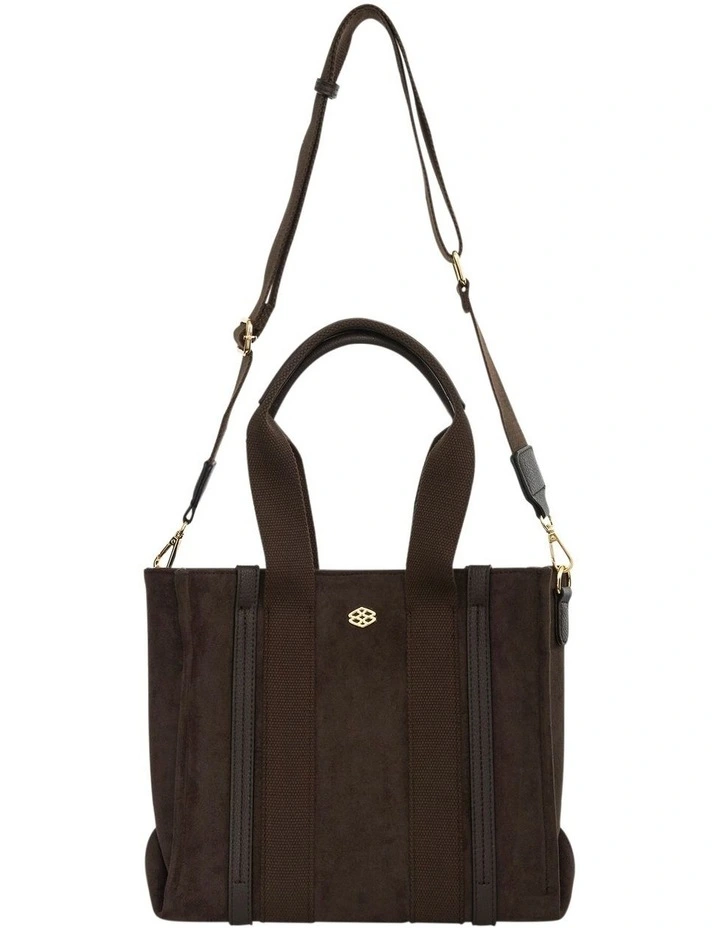 Sadie Tote Bag in Chocolate Micro image 5