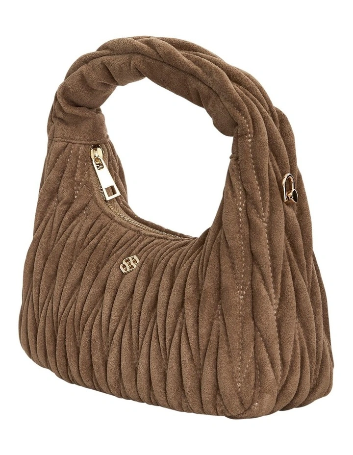 Nellie Shoulder Bag in Tan Micro image 3