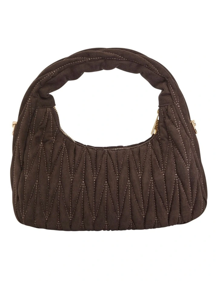 Nellie Shoulder Bag in Chocolate Micro image 4