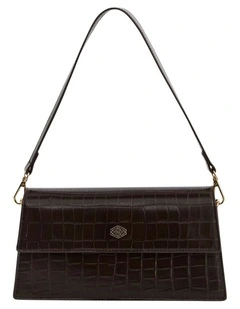 June Shoulder Bag in Chocolate Coc