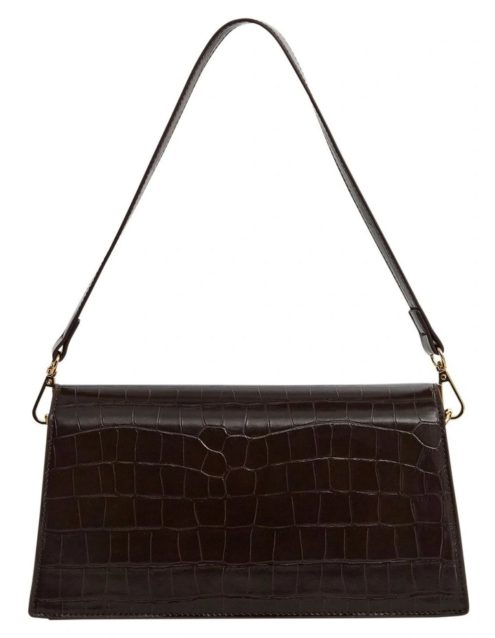 June Shoulder Bag in Chocolate Coc image 4