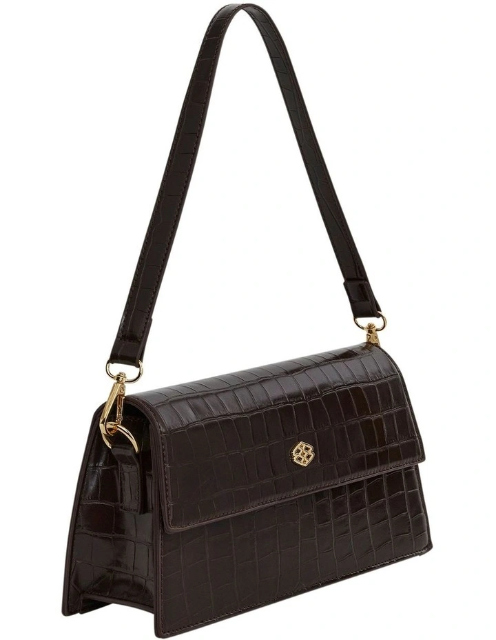 June Shoulder Bag in Chocolate Coc image 5