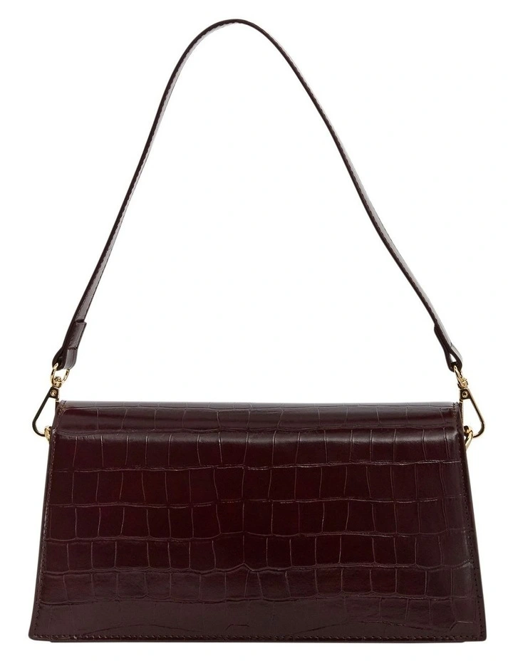 June Shoulder Bag in Bordeaux Coc image 4