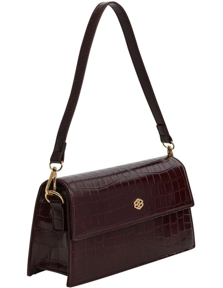 June Shoulder Bag in Bordeaux Coc image 5