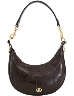 Sherry Shoulder Bag in Chocolate Coc