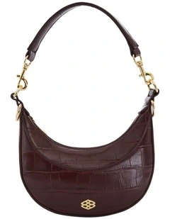 Sherry Shoulder Bag in Bordeaux Coc
