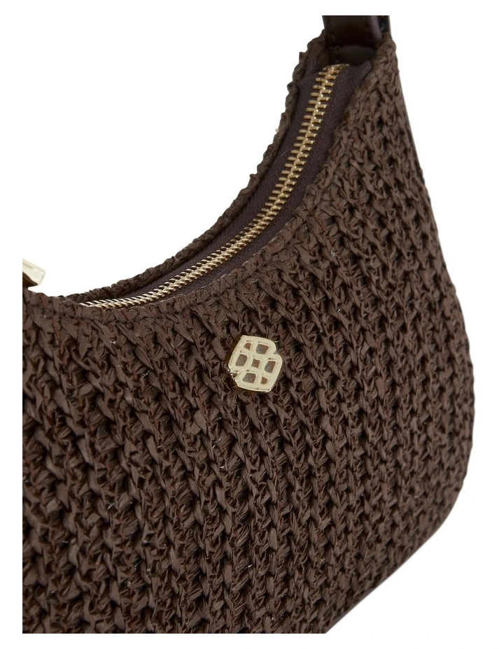 Nicole Shoulder Bag in Chocolate image 3