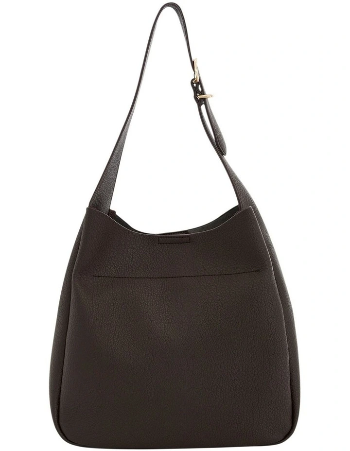 Kori Hobo Bag in Chocolate Pebble image 5