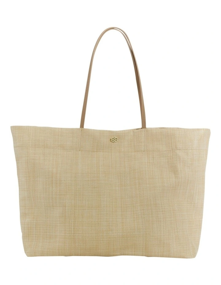 Hope Tote Bag in Natural Raffia image 1