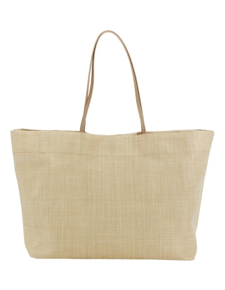 Hope Tote Bag in Natural Raffia image 3