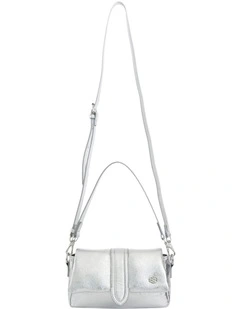 Susan Shoulder in Silver Metallic
