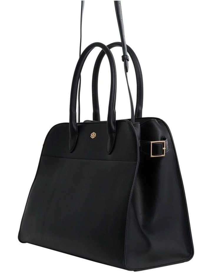 Lydia Tote Bag in Black image 2