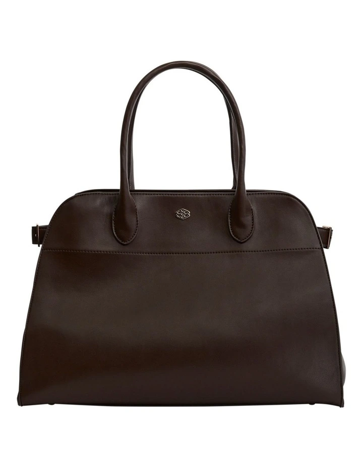 Lydia Tote Bag in Chocolate image 1