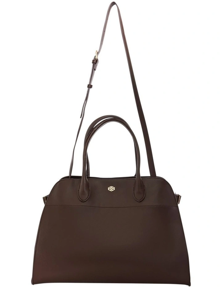 Lydia Tote Bag in Chocolate image 1