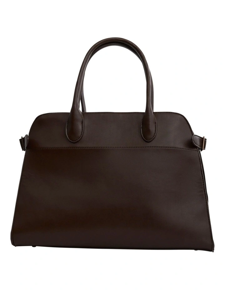 Lydia Tote Bag in Chocolate image 2