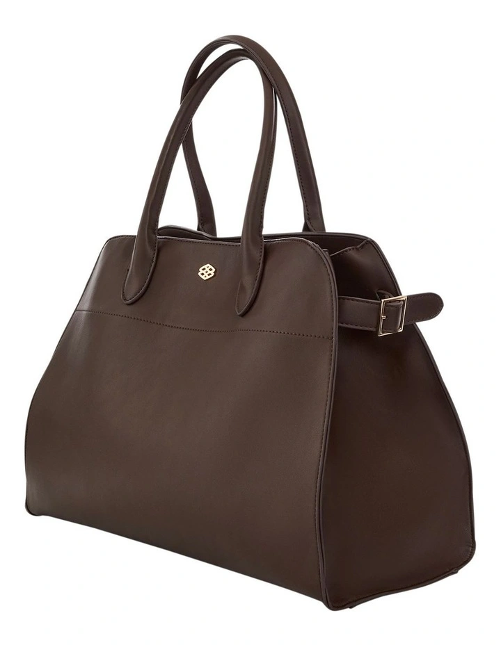 Lydia Tote Bag in Chocolate image 2