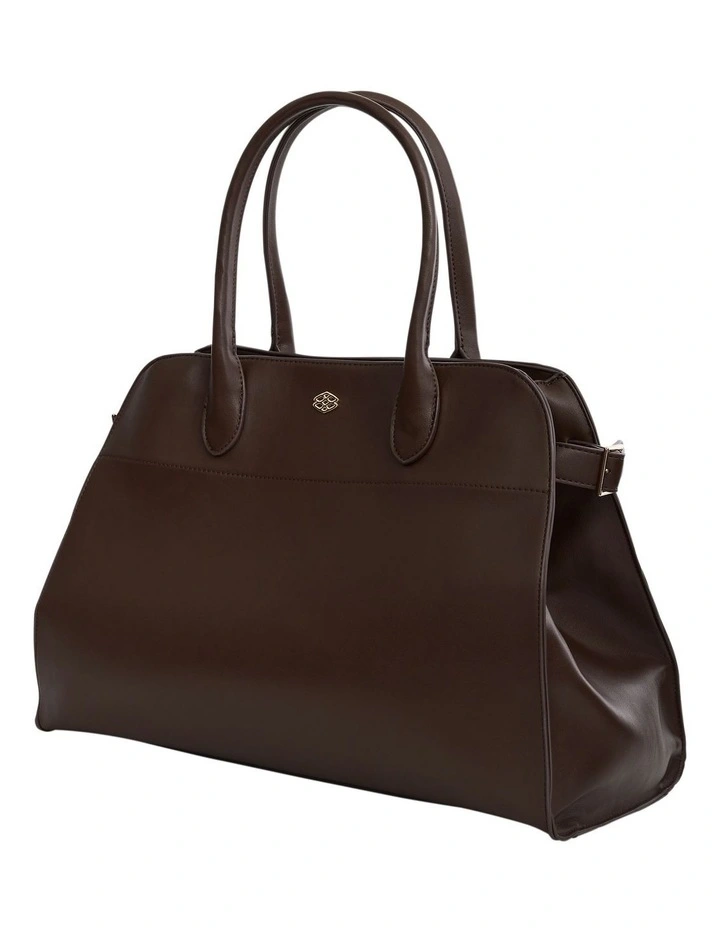 Lydia Tote Bag in Chocolate image 3
