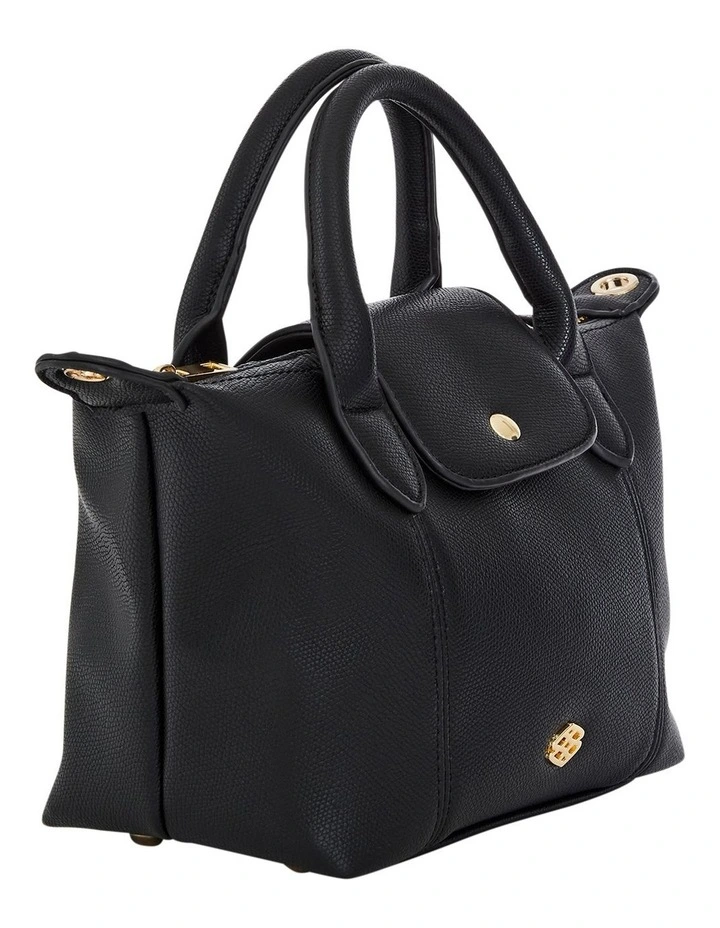 Liv Shoulder Bag in Black Pebble image 2