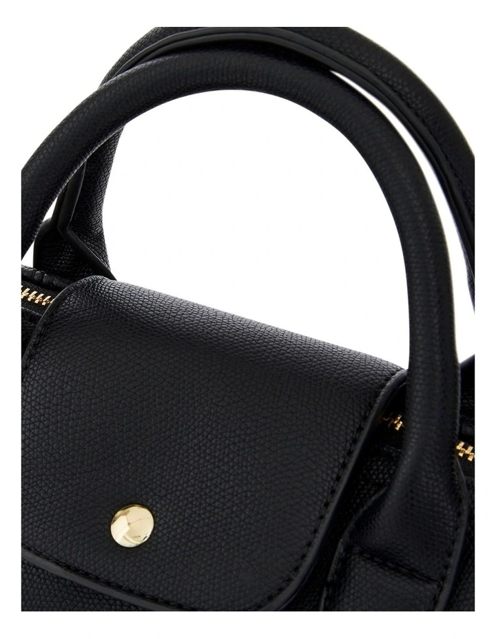 Liv Shoulder Bag in Black Pebble image 3