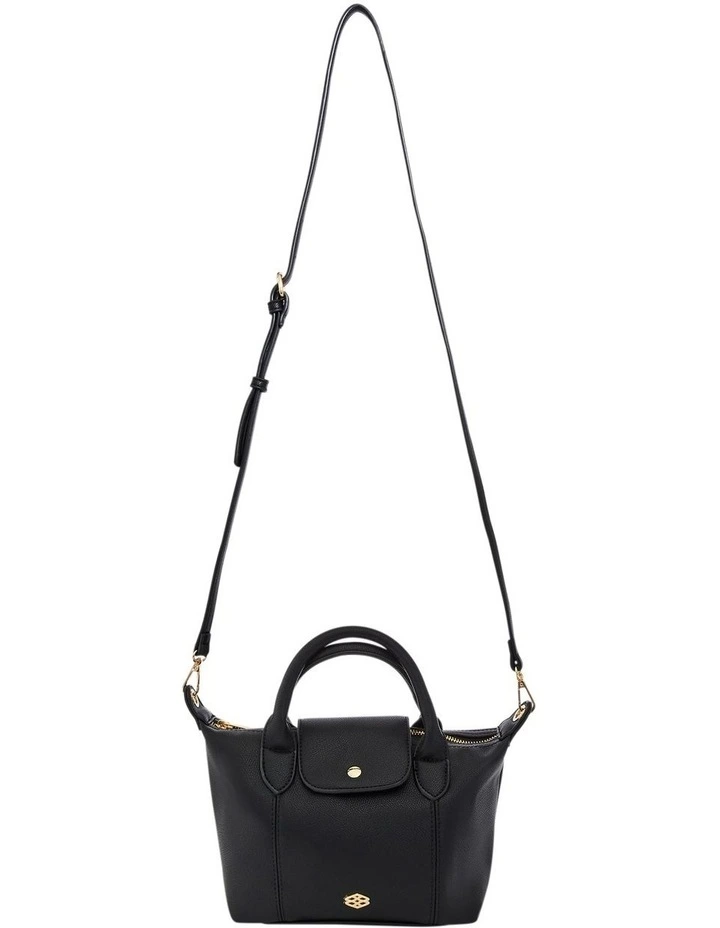 Liv Shoulder Bag in Black Pebble image 4