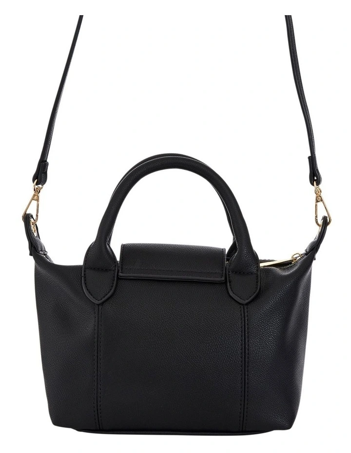 Liv Shoulder Bag in Black Pebble image 4