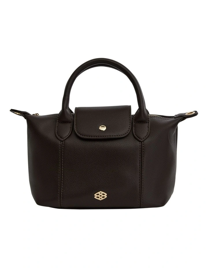 Liv Shoulder Bag in Chocolate Pebble image 1