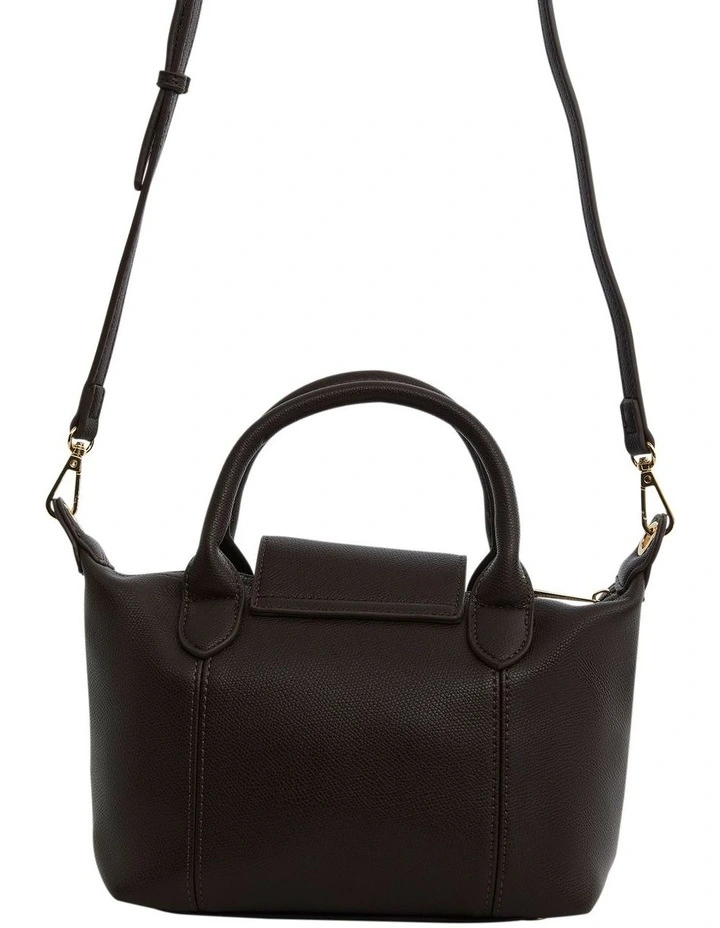 Liv Shoulder Bag in Chocolate Pebble image 5