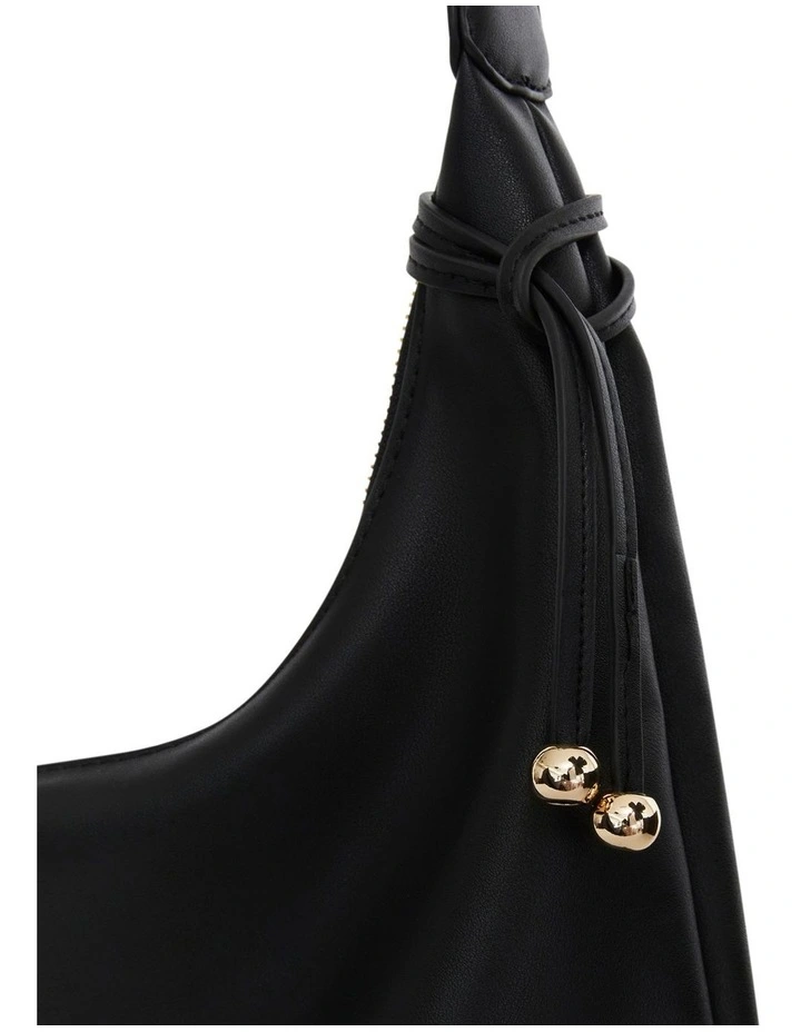 Liz Shoulder Bag in Black image 3