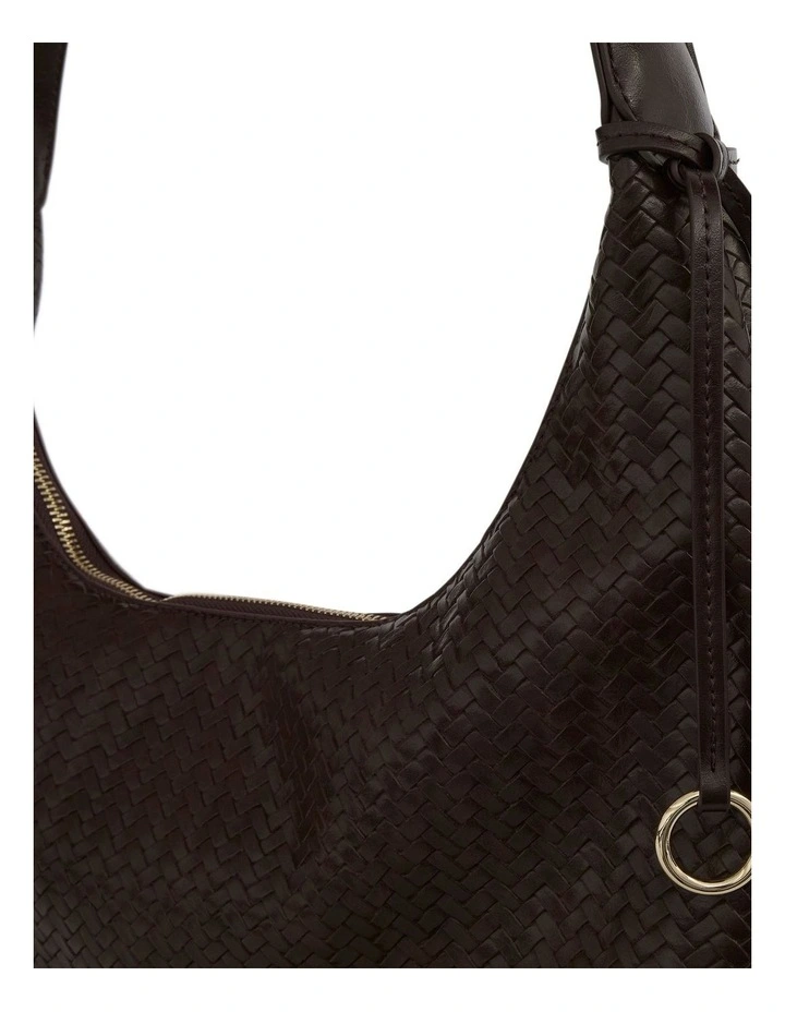 Liz Shoulder Bag in Chocolate image 4