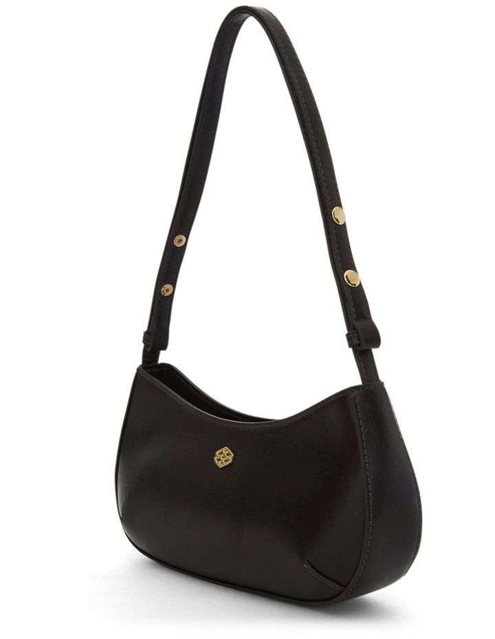 Luda Shoulder Bag in Chocolate image 2