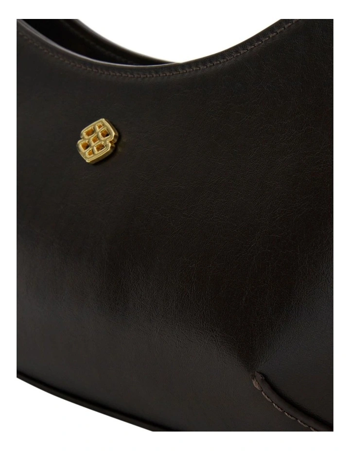 Luda Shoulder Bag in Chocolate image 3