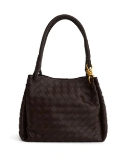 Isobel Tote Bag in Chocolate Weave