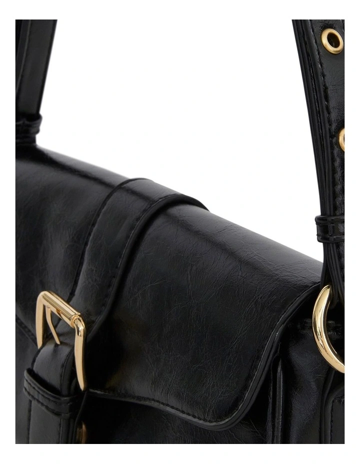 Elora Shoulder Bag in Black image 3