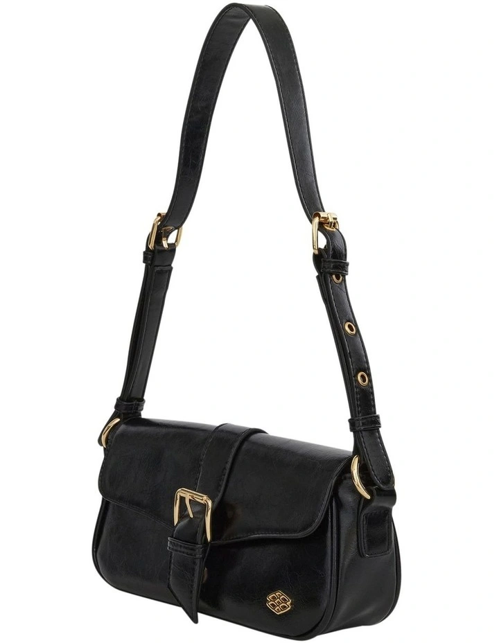 Elora Shoulder Bag in Black image 5