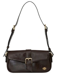 Elora Shoulder Bag in Chocolate