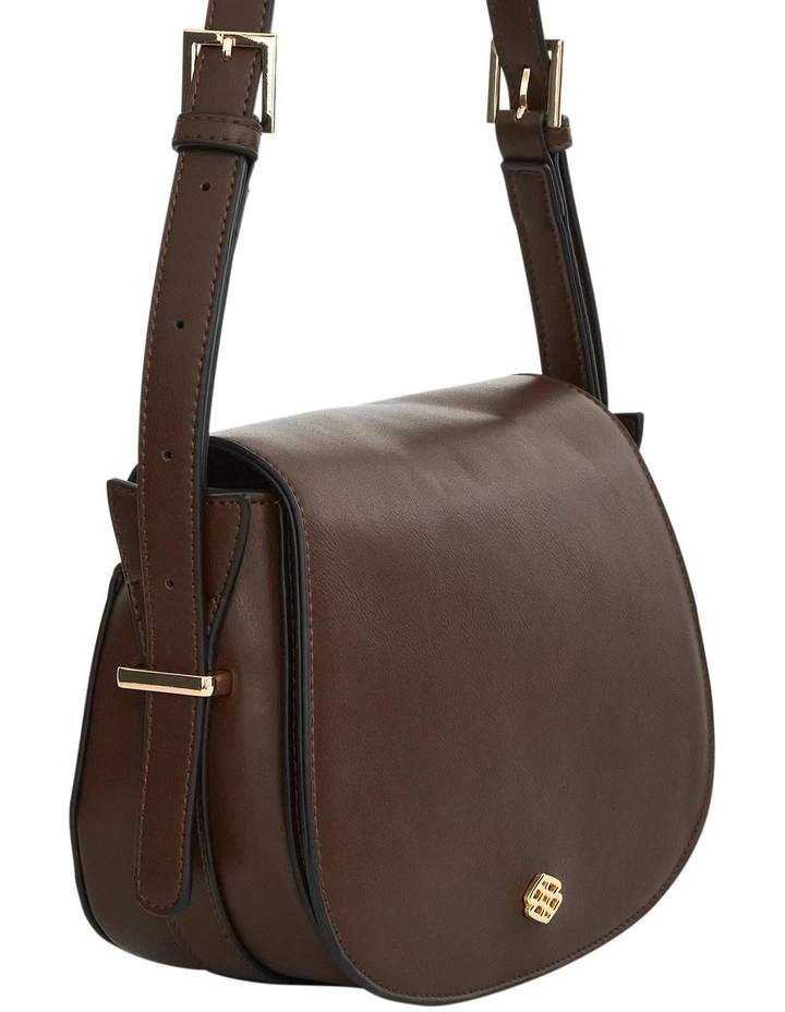 Erin Shoulder Bag in Chocolate image 2