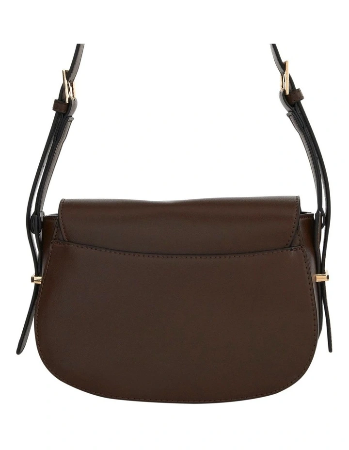 Erin Shoulder Bag in Chocolate image 4