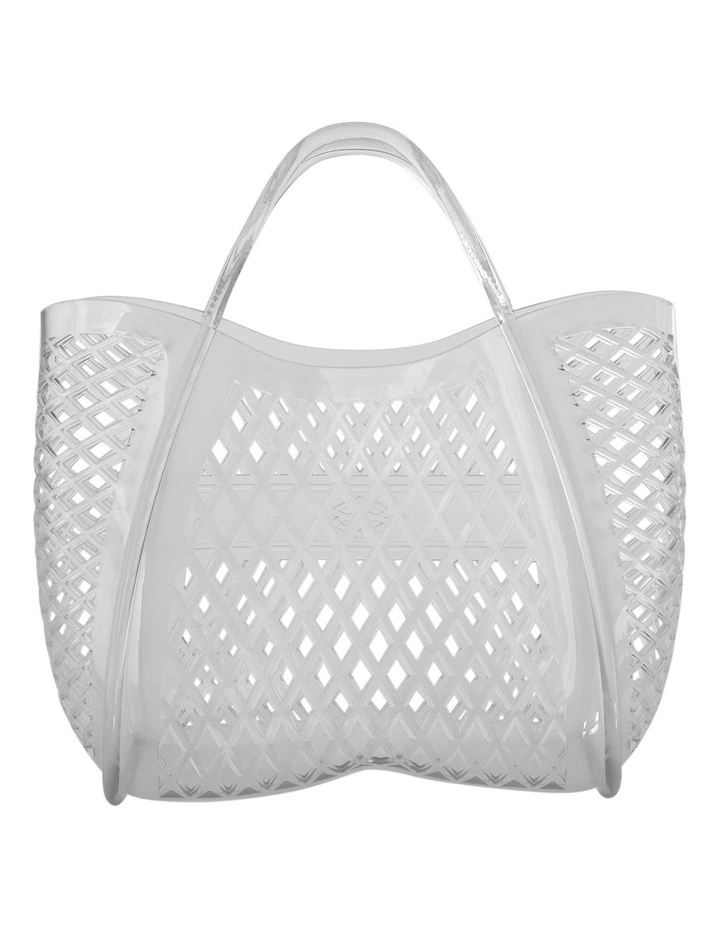 Posh Tote Bag in Clear Jelly image 1