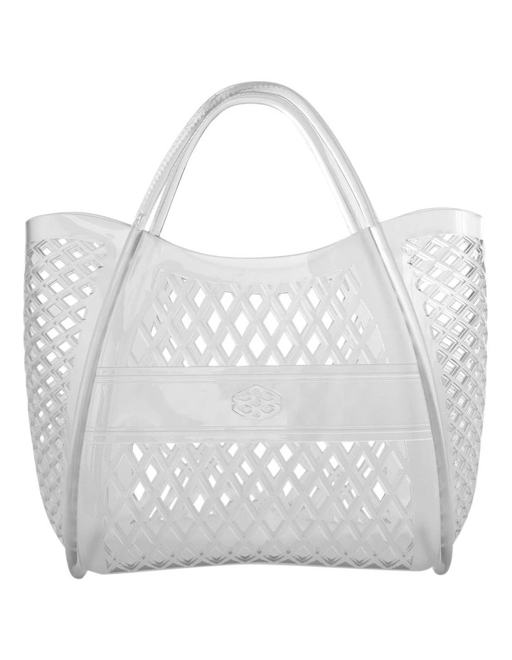Posh Tote Bag in Clear Jelly image 2