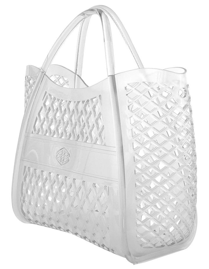 Posh Tote Bag in Clear Jelly image 3