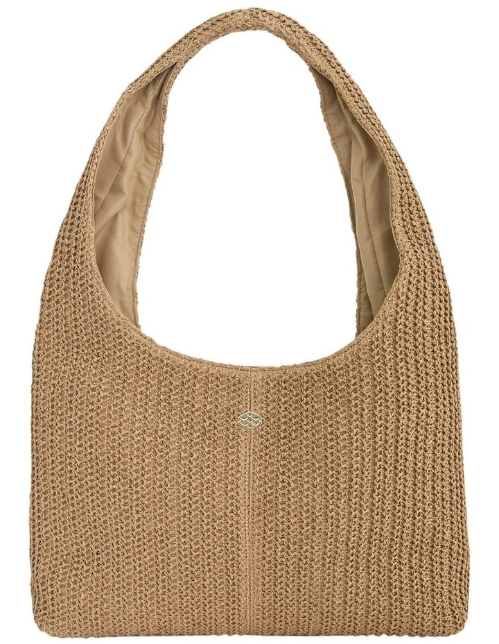 Nimble Hobo Bag in Natural Raffia image 1