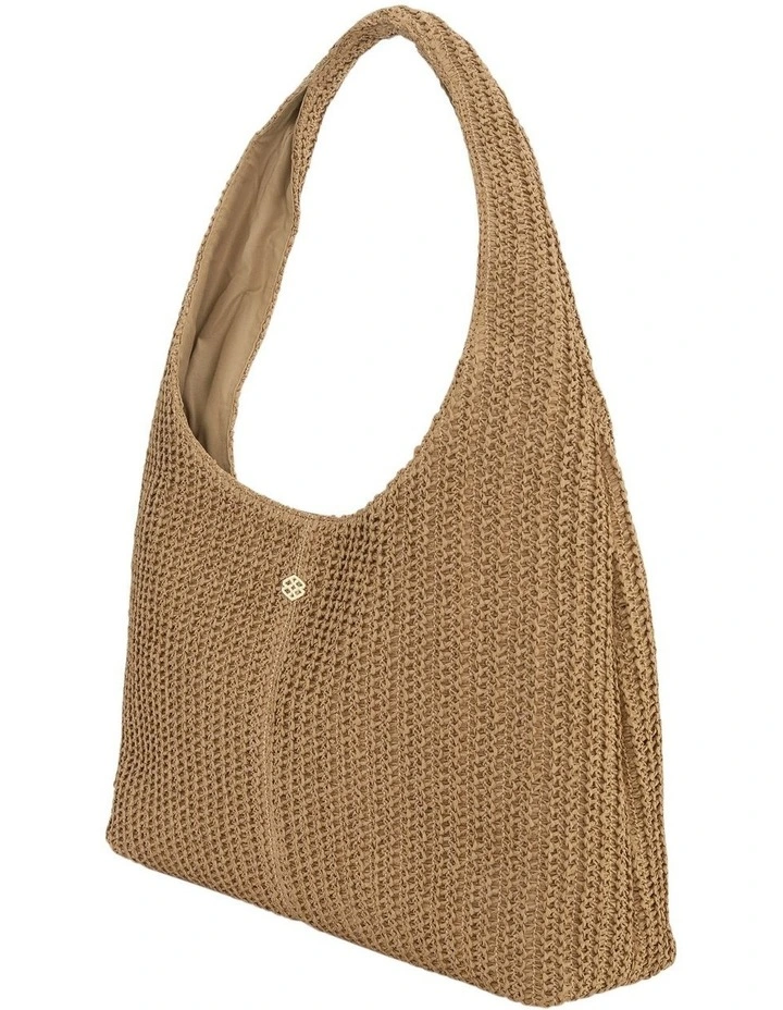 Nimble Hobo Bag in Natural Raffia image 2