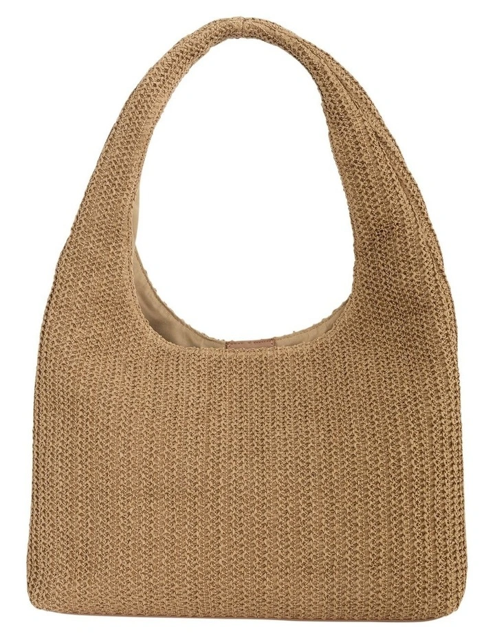 Nimble Hobo Bag in Natural Raffia image 4