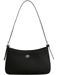 Poise Shoulder Bag in Black Pebble